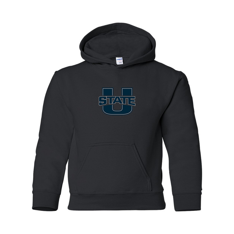 Youth Utah State Aggies  Gildan Heavy Blend  Hooded Sweatshirt