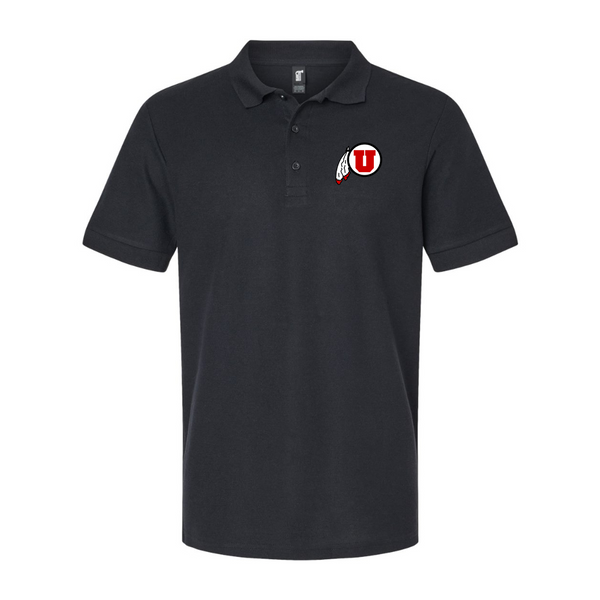Men's Utah Utes Gildan Hammer Pique Polo
