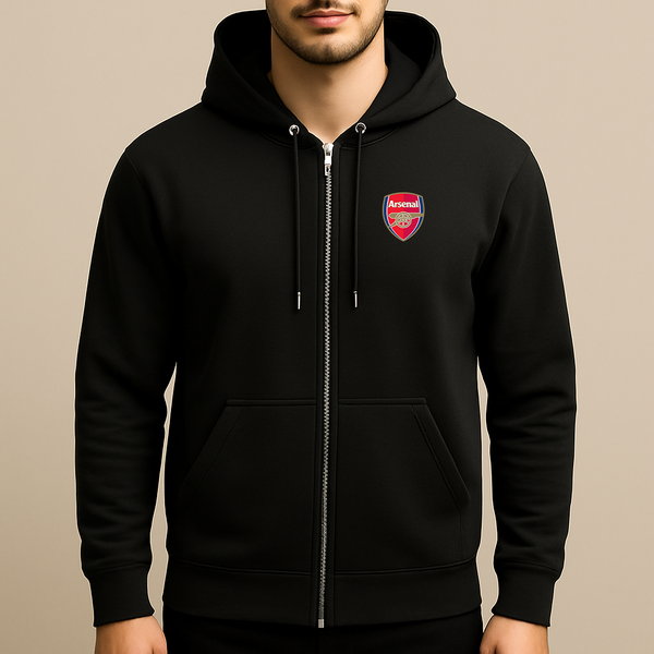 Men's Arsenal Soccer Zipper Hoodie