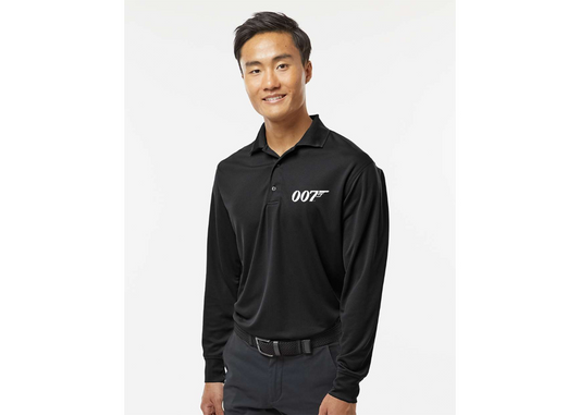 Men's 007 James Bond Movie - Paragon - Prescott Long Sleeve Polo - 110