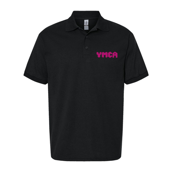 Men's YMCA Mauve Dry Blend Jersey Polo