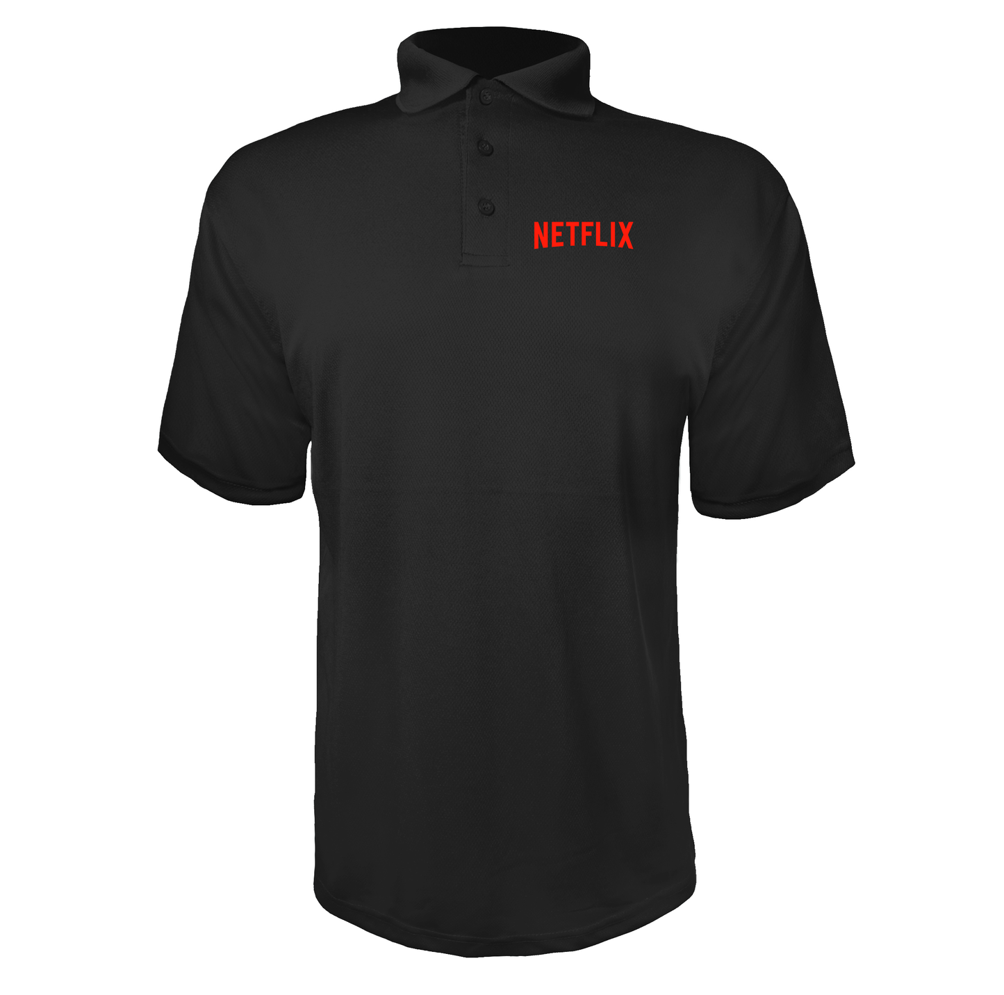 Men's Netflix Movie Show Polyester Polo