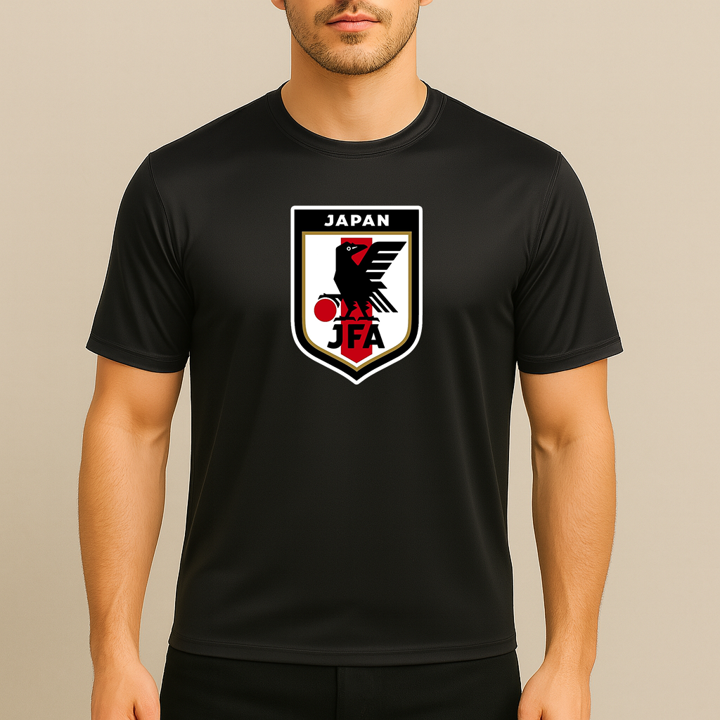 Men's Japan National Soccer Team Polyester T-Shirt