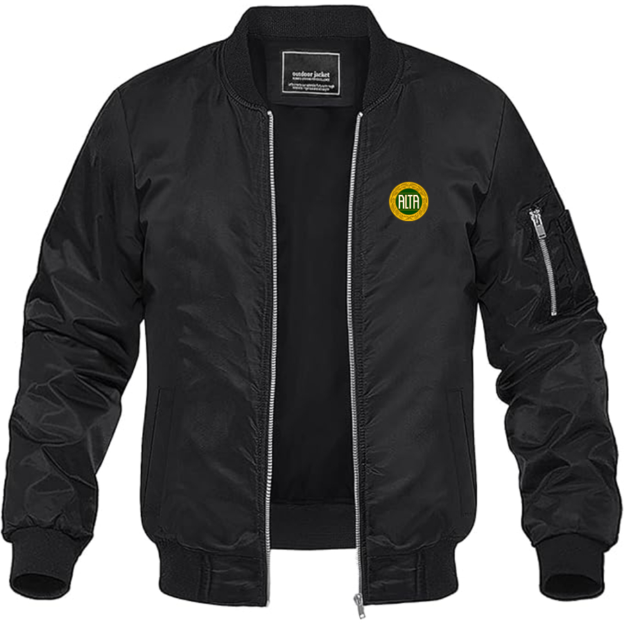 Men's Alta Automobile Logo Lightweight Bomber Jacket
