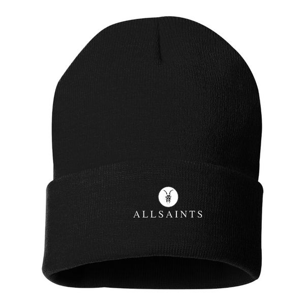 AllSaints Logo Beanie Hat