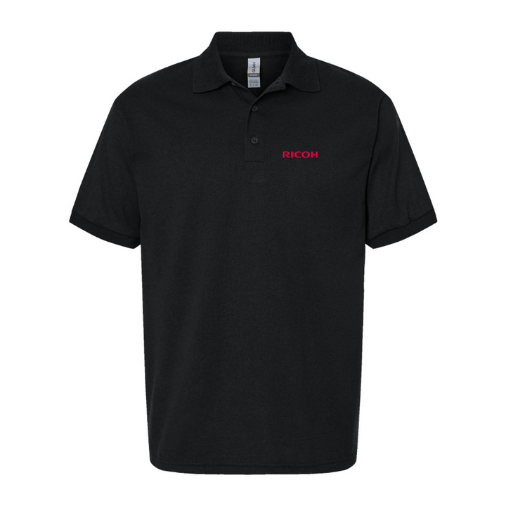 Men's Ricoh Logo Dry Blend Polo - Black