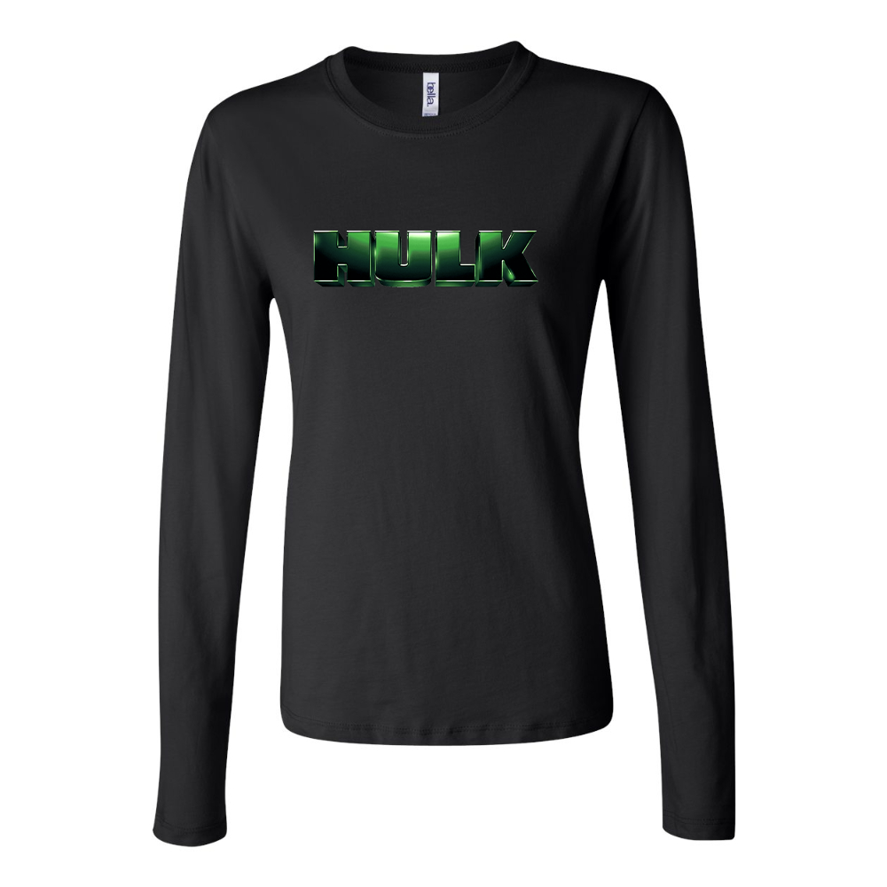 Women's The Hulk Marvel Superhero Long Sleeve T-Shirt