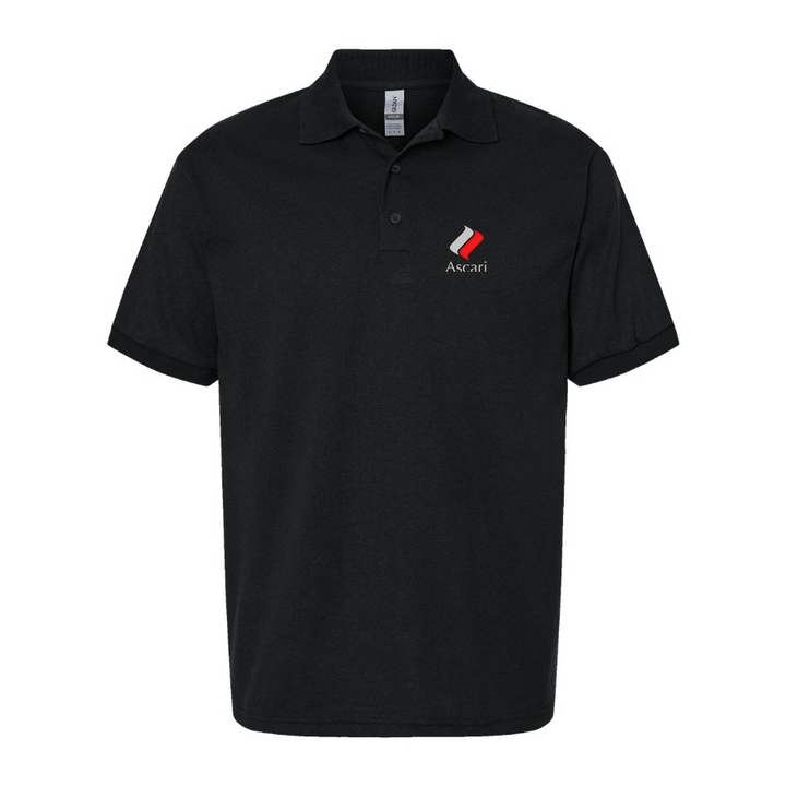 Men's Ascari Logo Dry Blend Polo - Black