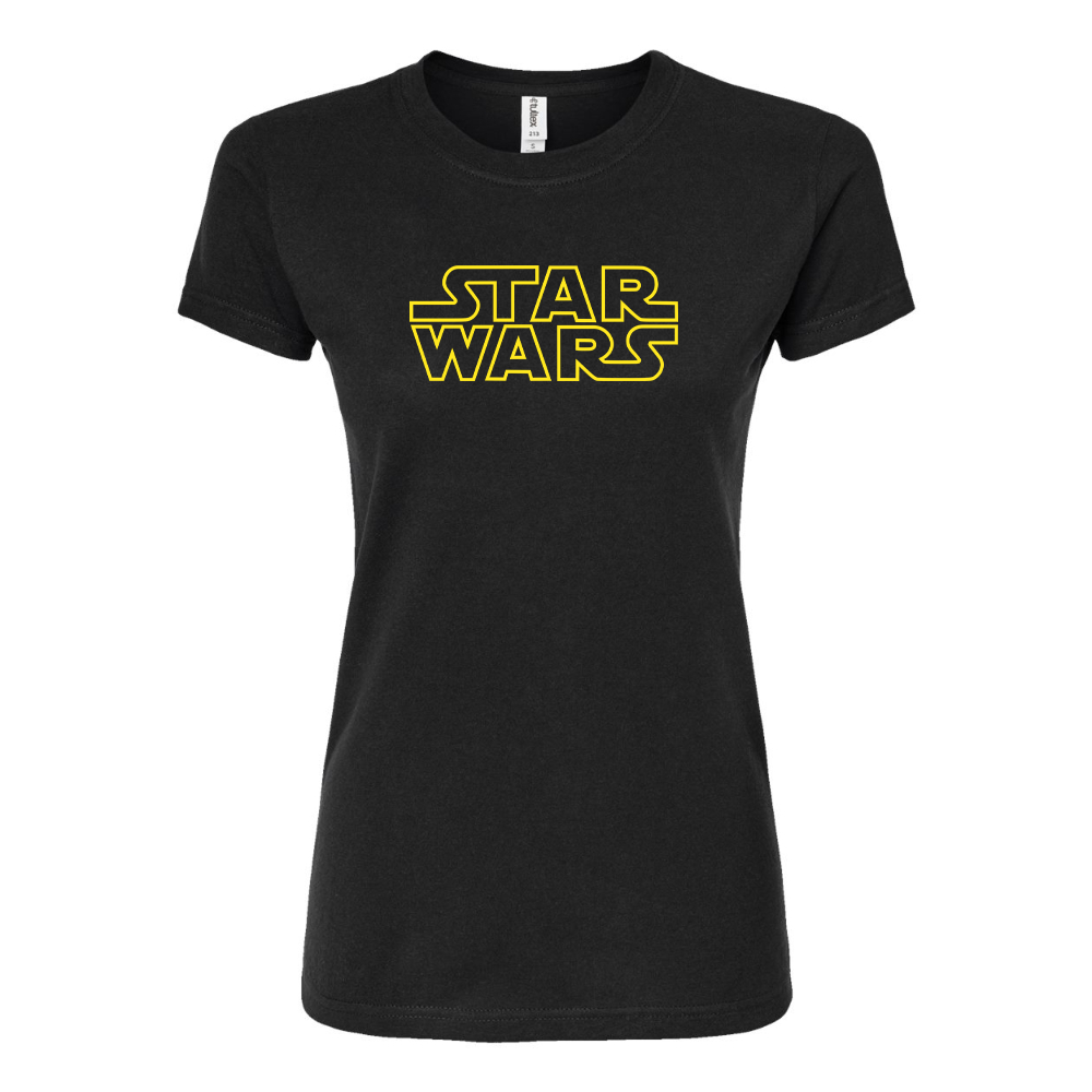 Women's Star Wars Movie Round Neck T-Shirt