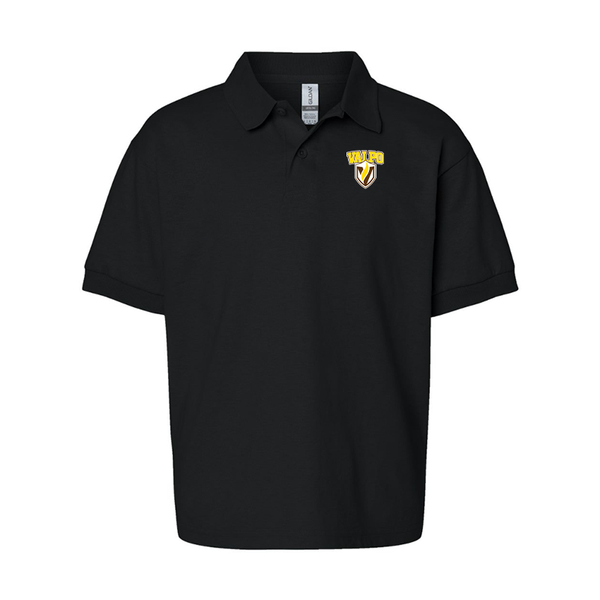 Youth Valparaiso Crusaders Gildan Dry Blend Jersey Polo