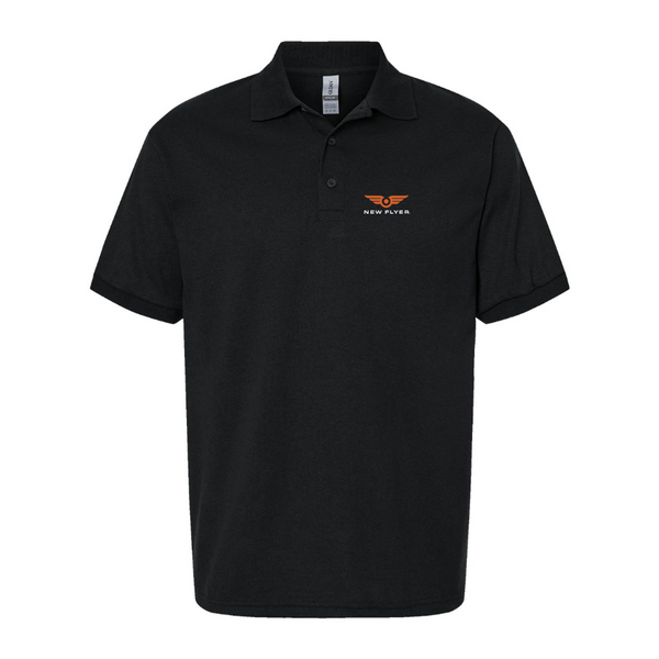Men's New Flyer Industries Logo Dry Blend Polo