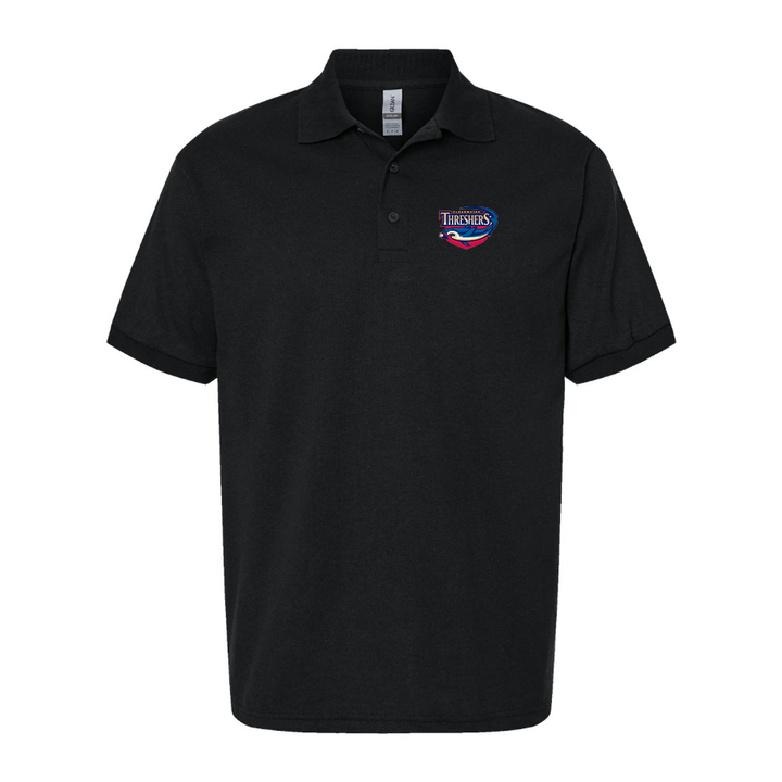 Men's Clearwater Threshers Logo Dry Blend Polo - Black