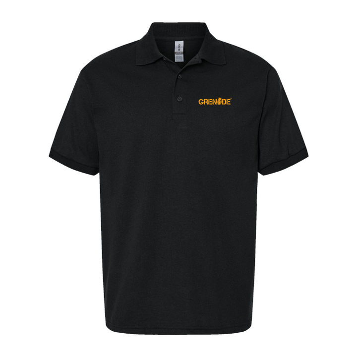 Men's Grenade Logo Dry Blend Polo - Black