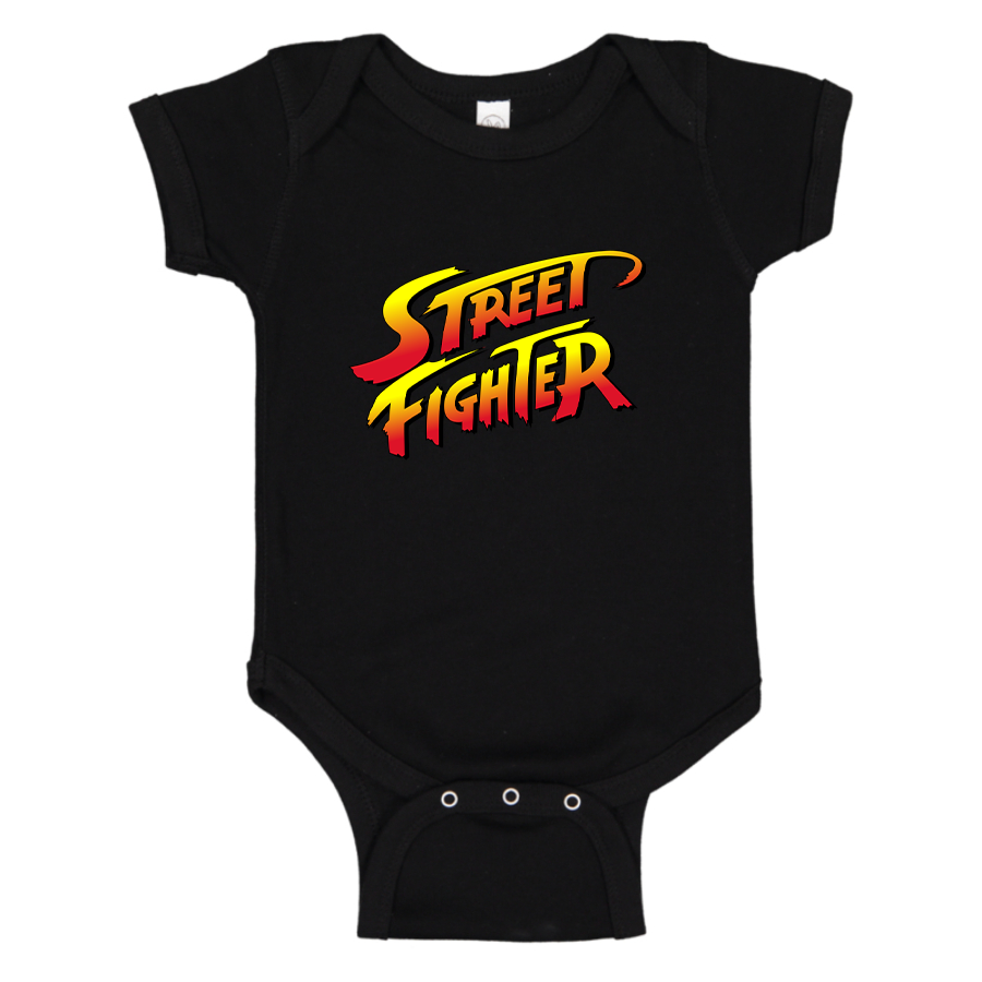 Street Fighter Game Baby Romper Onesie