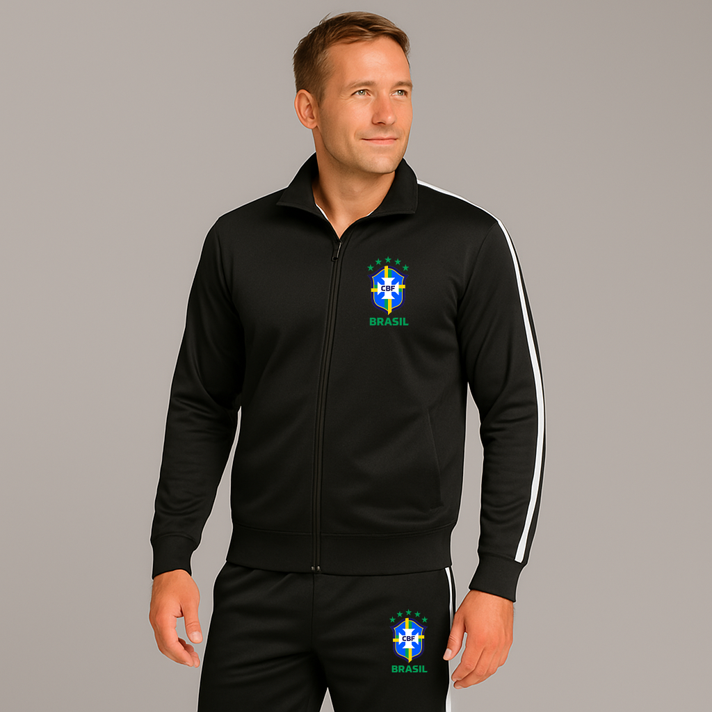 Men's Brasil National Soccer Team Dri-Fit TrackSuit