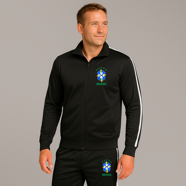 Men's Brasil National Soccer Team Dri-Fit TrackSuit