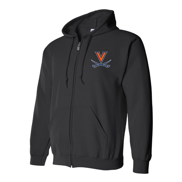 Men's Virginia Cavaliers  Zipper Hoodie