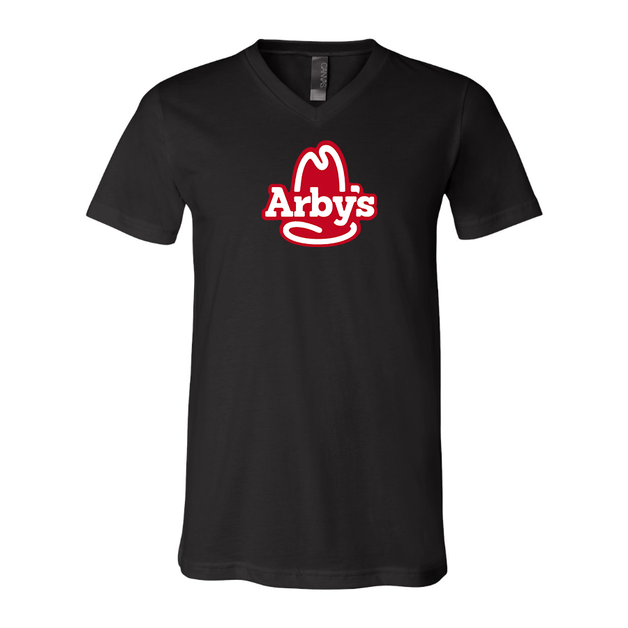 Men's Arbys BELLA + CANVAS - Jersey V-Neck T-Shirt