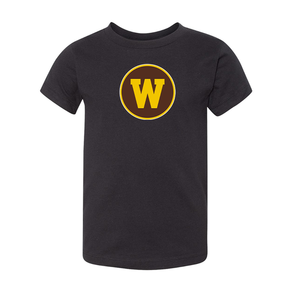 Western Michigan Broncos BELLA  CANVAS Toddler Jersey Tee