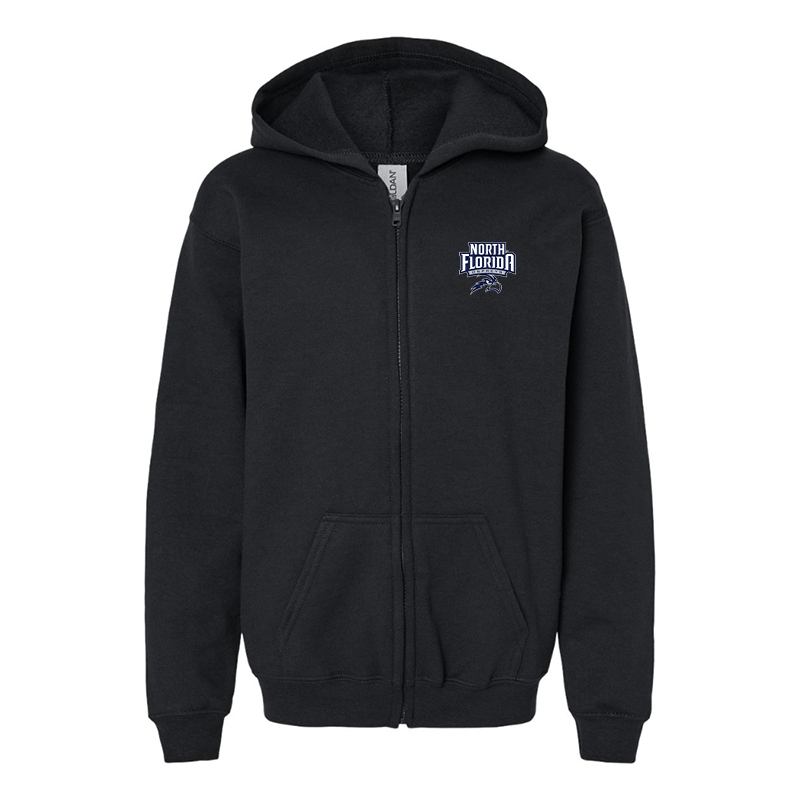 Gildan Heavy Blend Youth UNF Ospreys Full Zip Hooded Sweatshirt