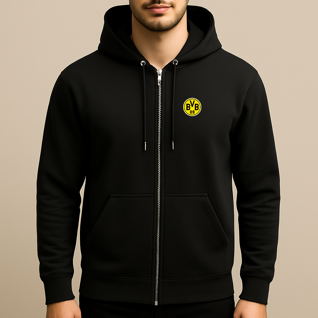 Men's Borussia Dortmund BVB FC Zipper Hoodie