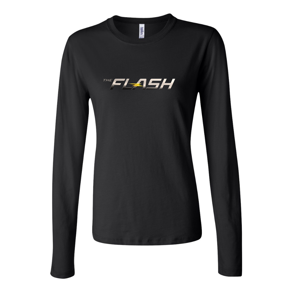 Women's The Flash DC Superhero Long Sleeve T-Shirt