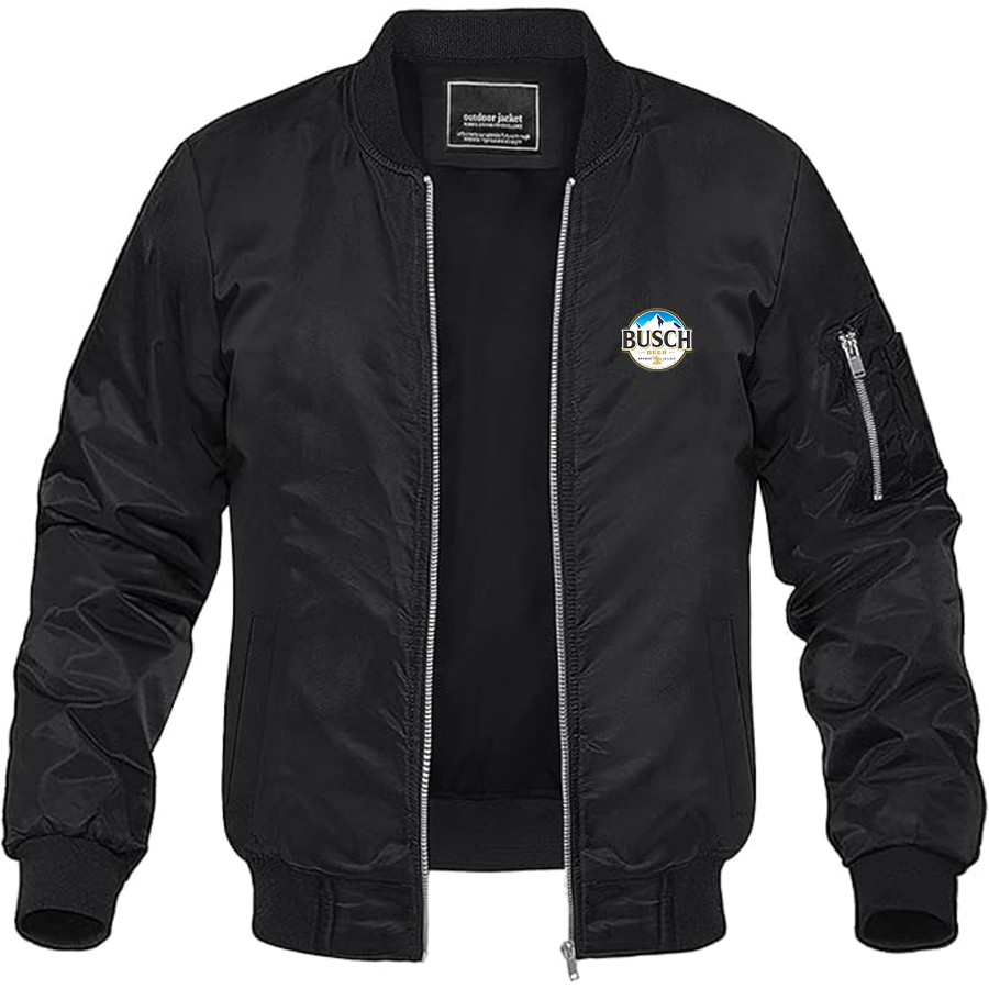 Men's Busch Logo Lightweight Bomber Jacket