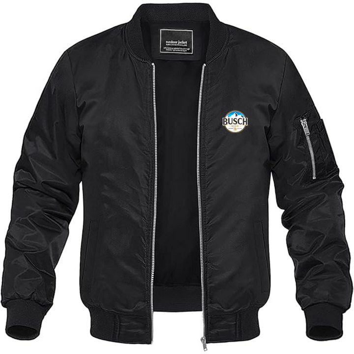 Men's Busch Logo Lightweight Bomber Jacket