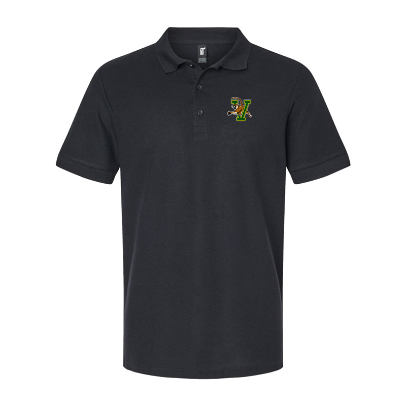 Men's Vermont Catamounts  Gildan Hammer Pique Polo