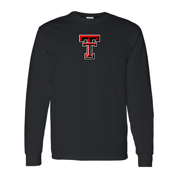 Men's Texas Tech Red Raiders  Gildan Heavy Cotton Long Sleeve T-Shirt