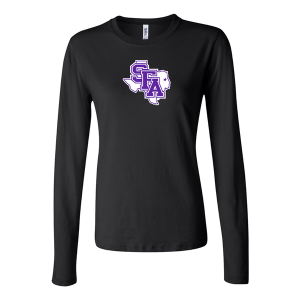 BELLA CANVAS Women’s Stephen F. Austin Lumberjacks Jersey Long Sleeve Tee