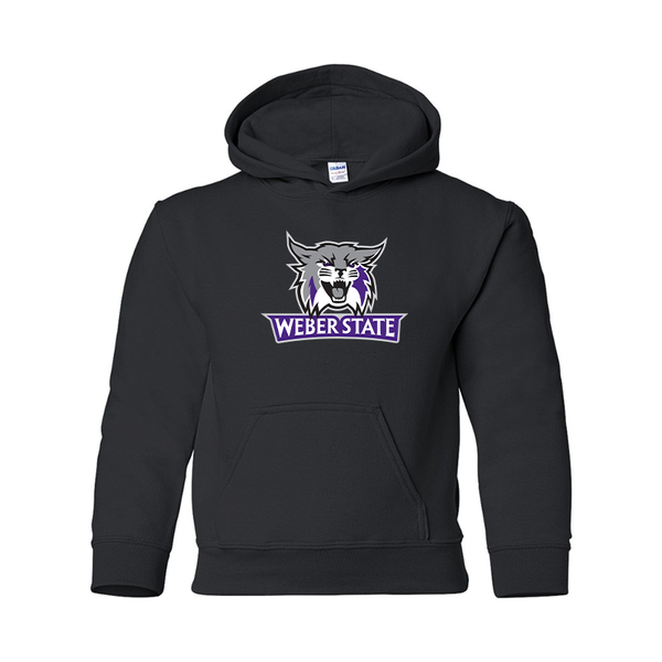 Youth Weber State Wildcats Gildan Heavy Blend  Hooded Sweatshirt