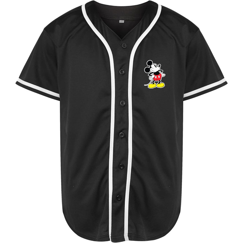 Men's Mickey Mouse Cartoon Baseball Jersey