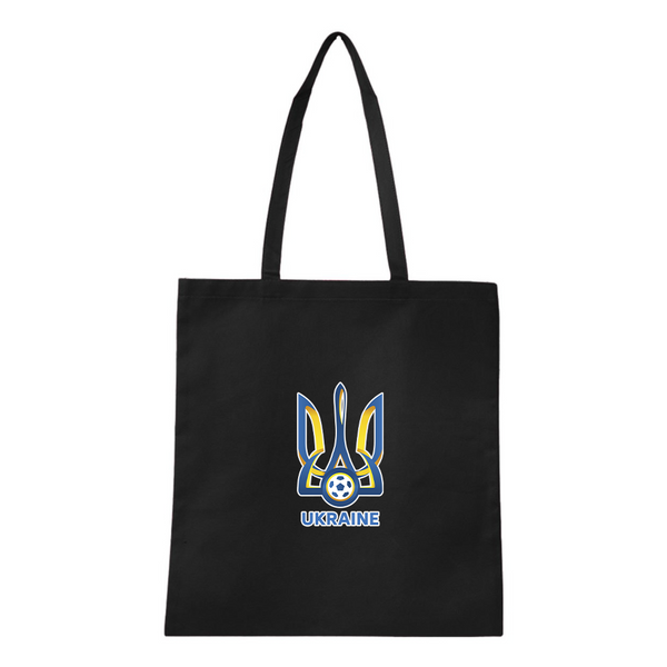 Ukraine National Football Soccer Team Q-Tees Non-Woven  Tote