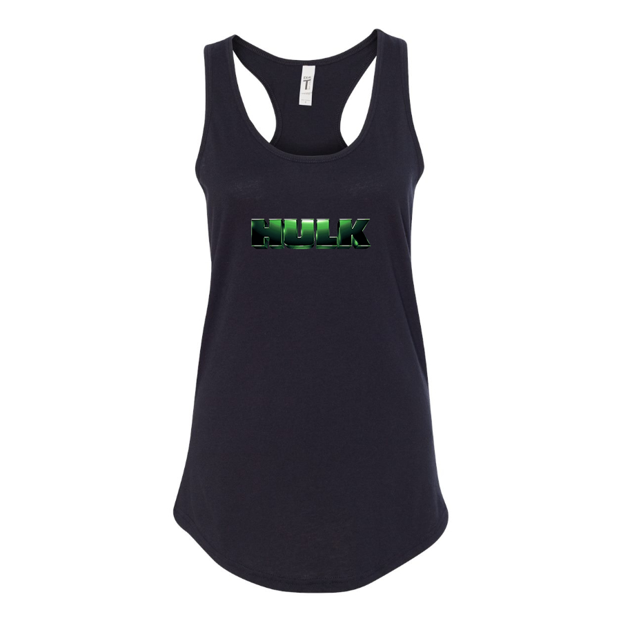 Women's The Hulk Marvel Superhero Racerback Tank Top