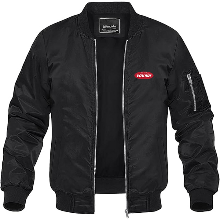 Men's Barilla Logo Lightweight Bomber Jacket