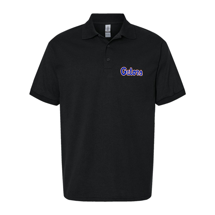 Men's Florida Gators Script Dry Blend Jersey Polo - Black