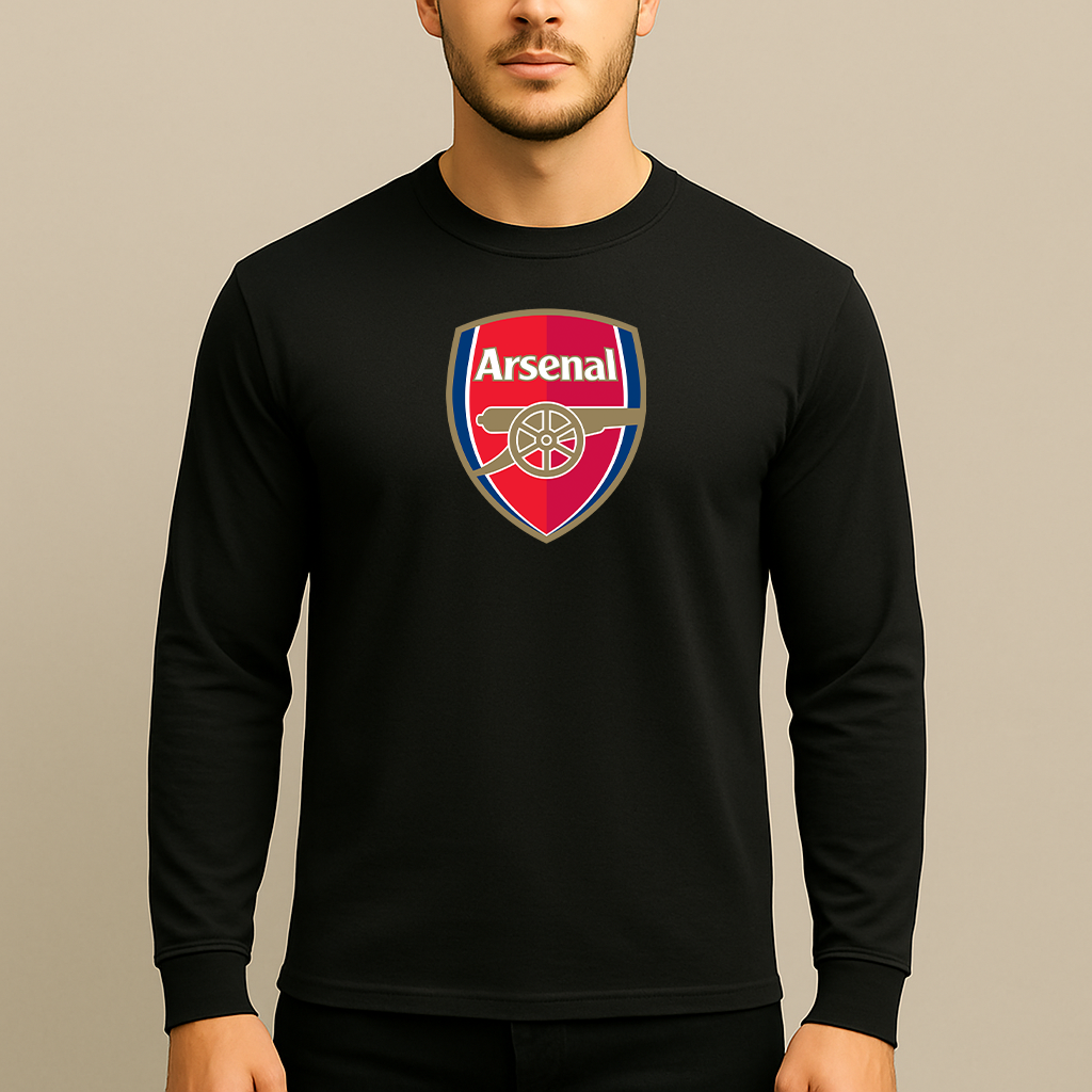 Men's Arsenal Soccer Long Sleeve T-Shirt