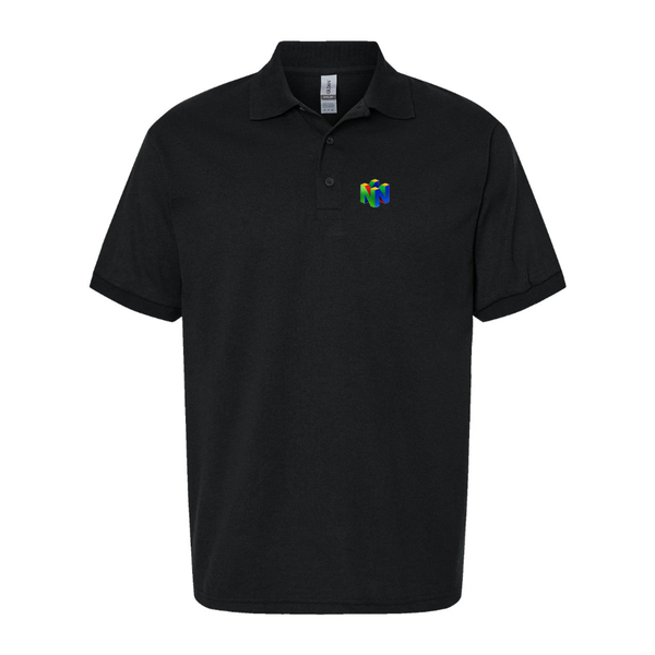 Men's   Nintendo N64   Logo Dry Blend Polo