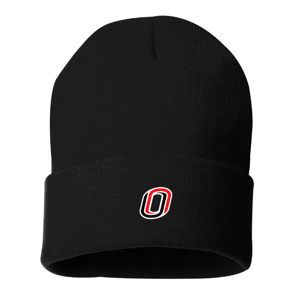 Nebraska Omaha Mavericks Logo Beanie Hat