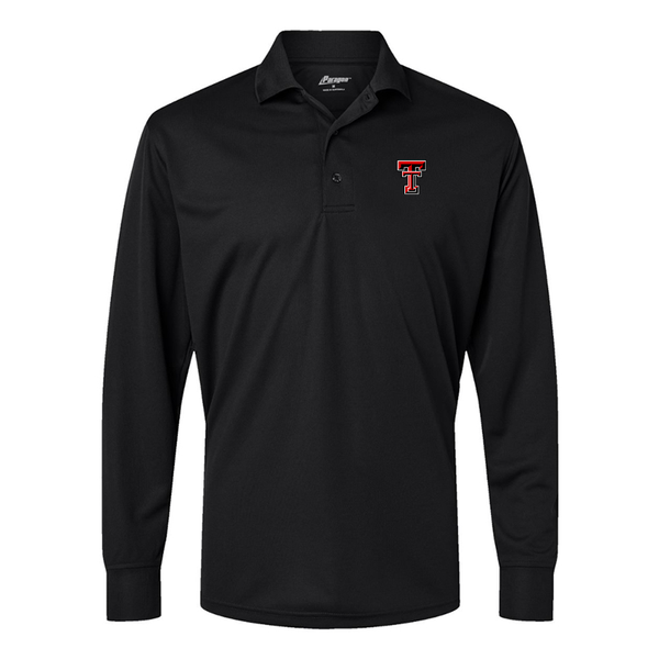 Men's Texas Tech Red Raiders  Paragon Prescott Long Sleeve Polo