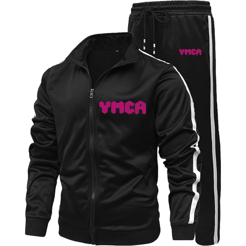 Men's   YMCA Mauve  Dri-Fit TrackSuit
