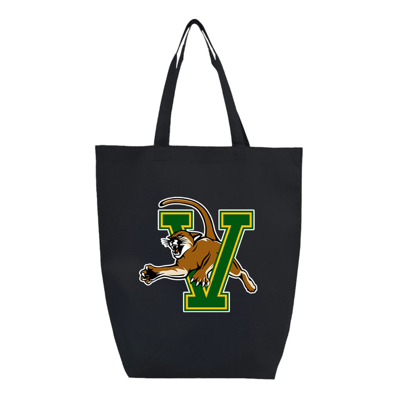 Vermont Catamounts Q-Tees Non-Woven Gusset Bottom Tote
