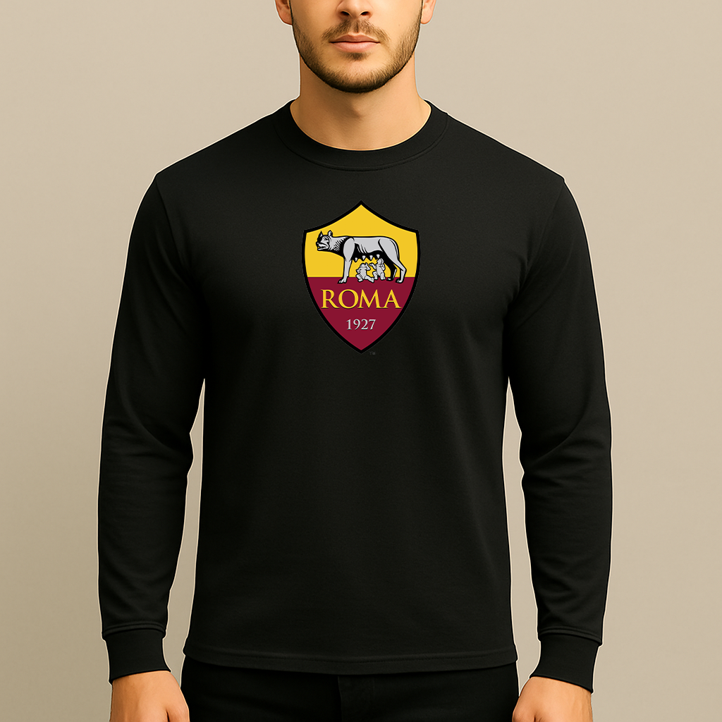 Men's AS Roma FC Long Sleeve T-Shirt