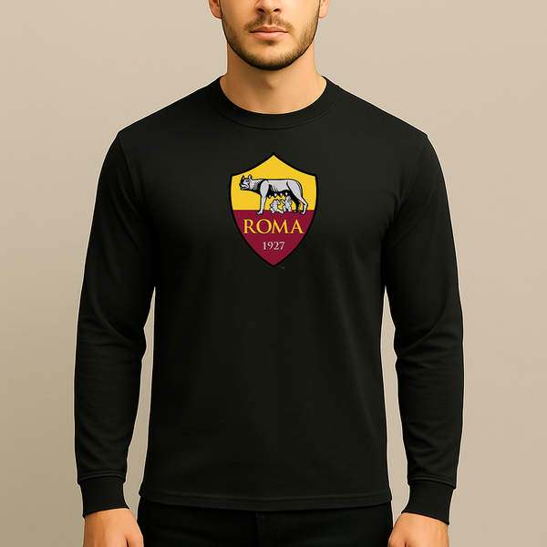 Men's AS Roma FC Long Sleeve T-Shirt