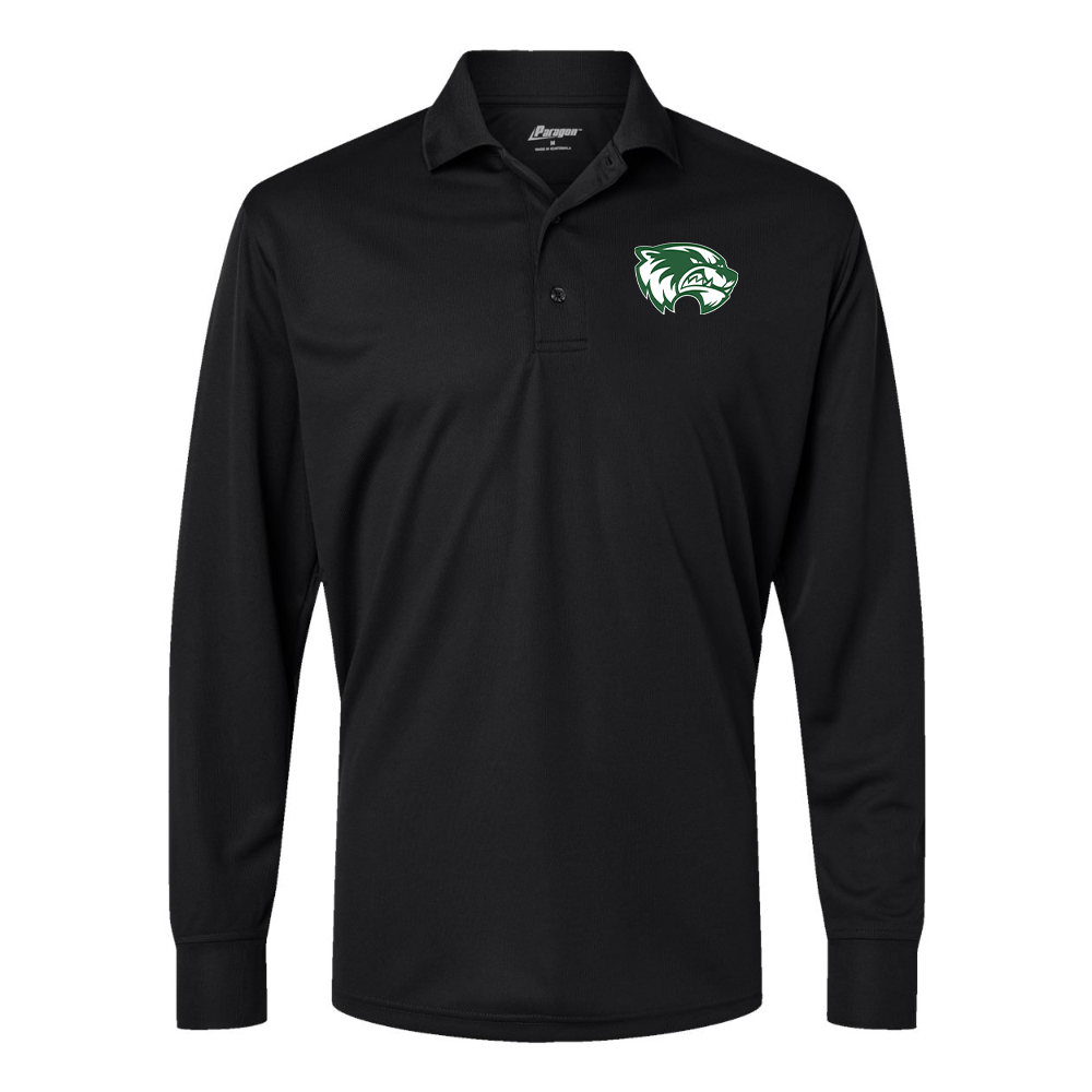 Men's Utah Valley Wolverines Paragon Prescott Long Sleeve Polo