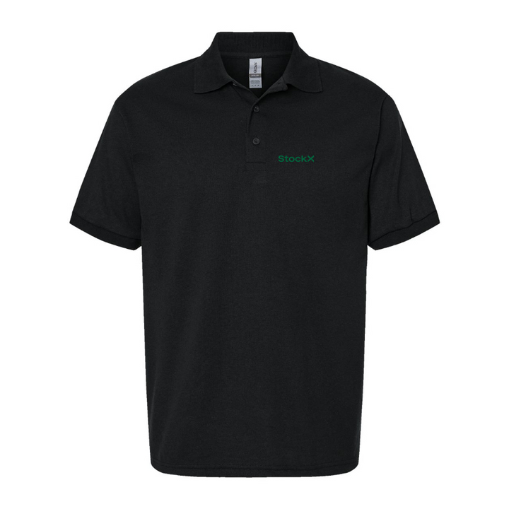 Men's StockX Logo Dry Blend Polo - Black