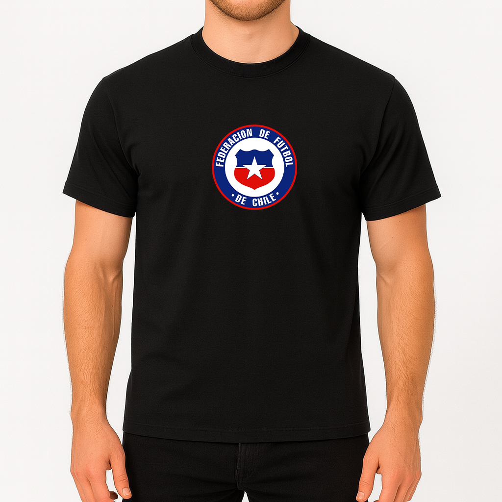 Men's Chile National Soccer Team  Cotton T-Shirt