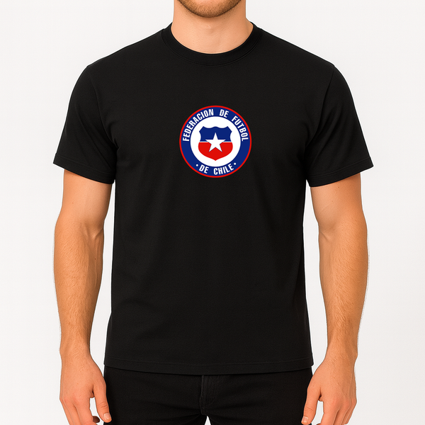 Men's Chile National Soccer Team  Cotton T-Shirt