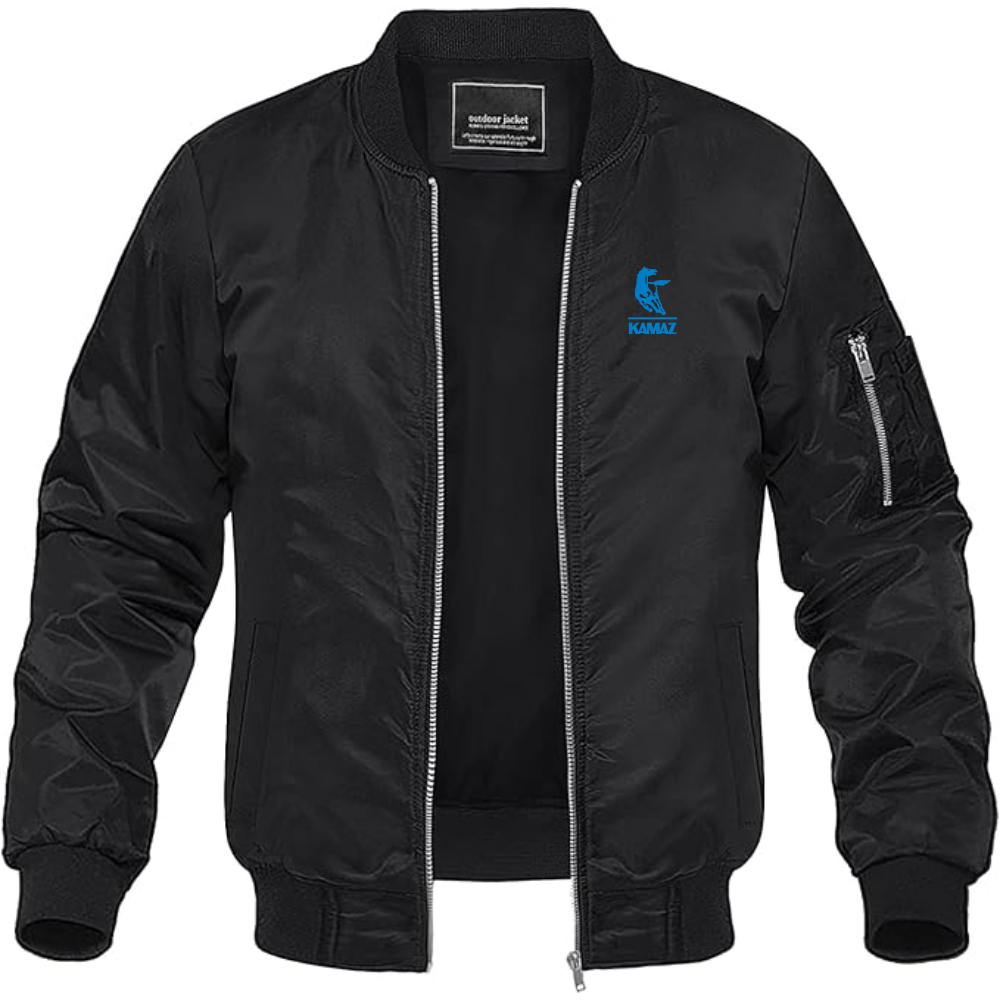 Men's KAMAZ Logo Lightweight Bomber Jacket